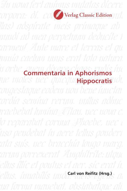 Produktbild: Commentaria in Aphorismos Hippocratis