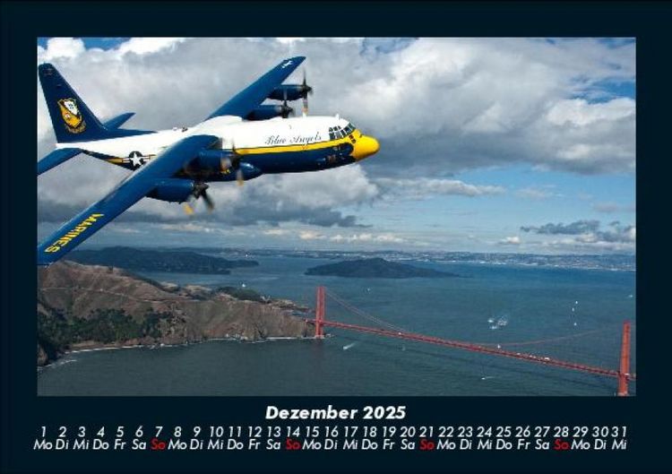 Produktbild: Flugzeuge 2025 Fotokalender DIN A5
