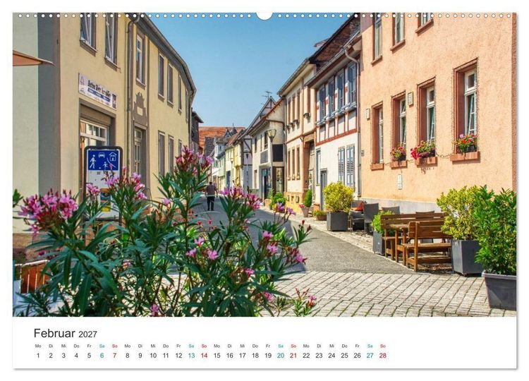 Produktbild: Babenhausen - Sch&ouml;ne Ecken und erstaunliche Besonderheiten (hochwertiger Premium Wandkalender 2027 DIN A2 quer), Kunstdruck in Hochglanz