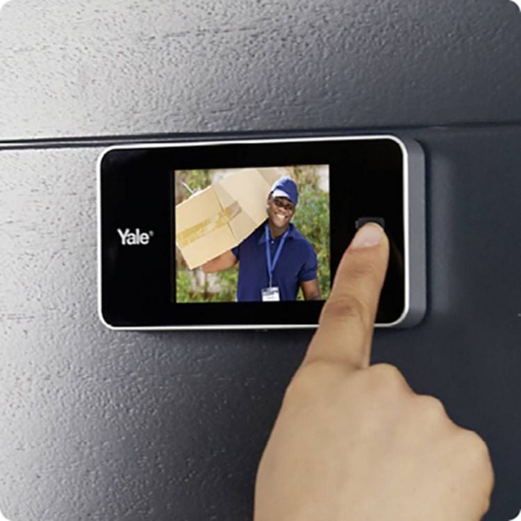 Produktbild: YALE YY45 01680 Digitaler T&uuml;rspion mit LCD-Display 81.2cm 3.2 Zoll