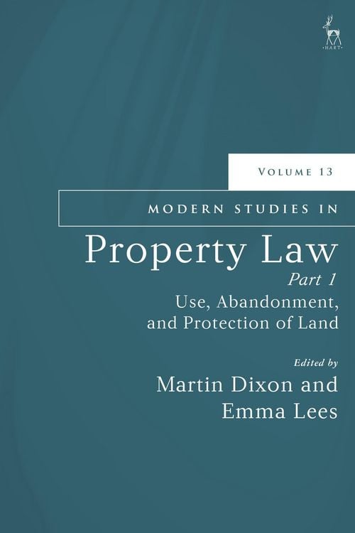 Produktbild: Modern Studies in Property Law, Volume 13, Part 1