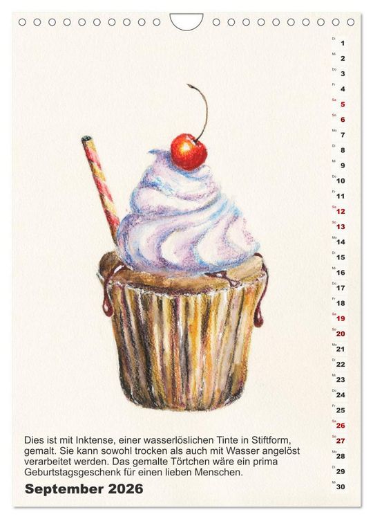Produktbild: Mal mal mit Stiften (Wandkalender 2026 DIN A4 hoch), CALVENDO Monatskalender