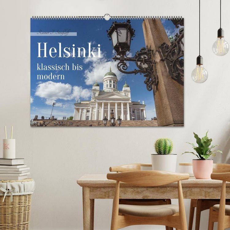 Produktbild: Helsinki klassisch bis modern (Wandkalender 2027 DIN A2 quer), CALVENDO Monatskalender