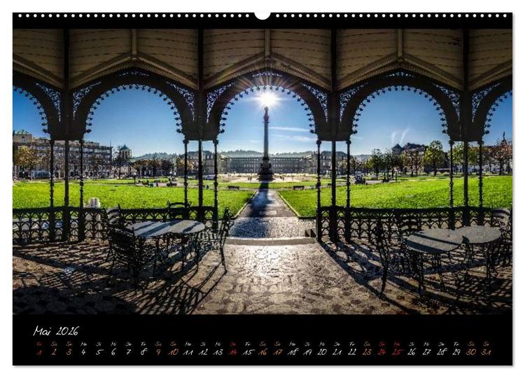 Produktbild: STUTTGART 2026 auf den zweiten Blick (hochwertiger Premium Wandkalender 2026 DIN A2 quer), Kunstdruck in Hochglanz