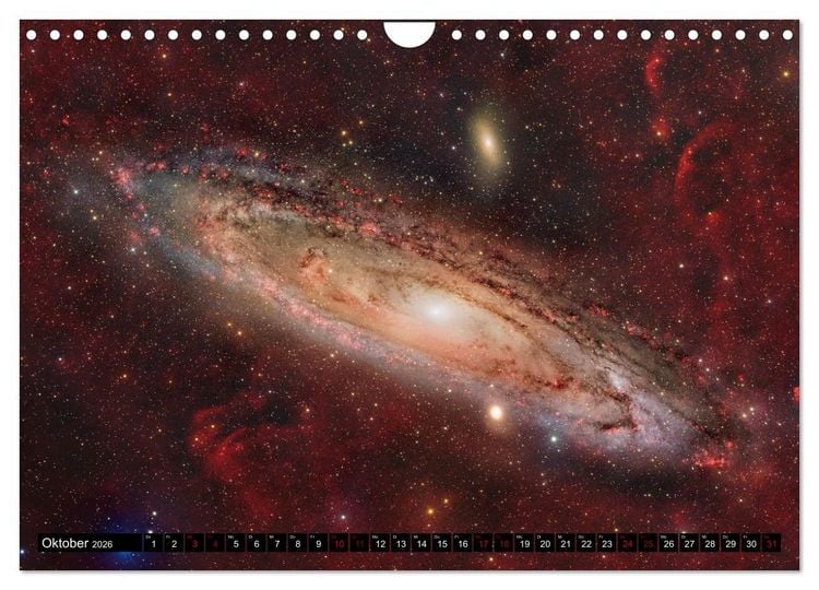 Produktbild: Deepsky XVIII (Wandkalender 2026 DIN A4 quer), CALVENDO Monatskalender
