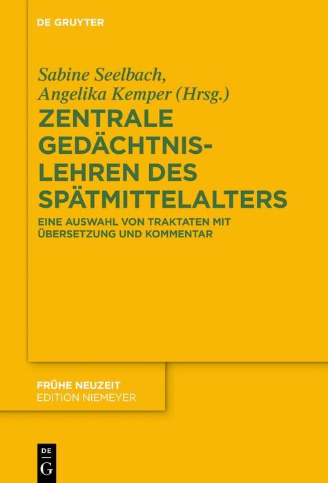 Produktbild: Zentrale Ged&auml;chtnislehren des Sp&auml;tmittelalters
