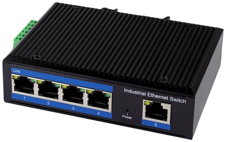 Produktbild: LogiLink NS200 NS200 Industrial Ethernet Switch 5 Port 10 / 100MBit/s