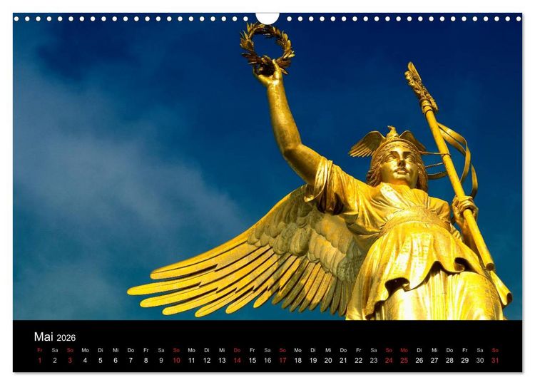 Produktbild: Colors of Berlin 2026 (Wandkalender 2026 DIN A3 quer), CALVENDO Monatskalender