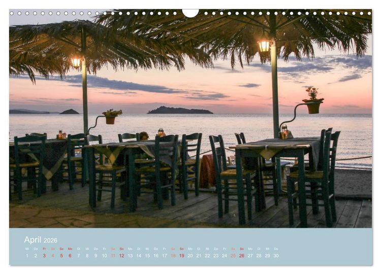 Produktbild: Lesbos - Inselimpressionen (Wandkalender 2026 DIN A3 quer), CALVENDO Monatskalender