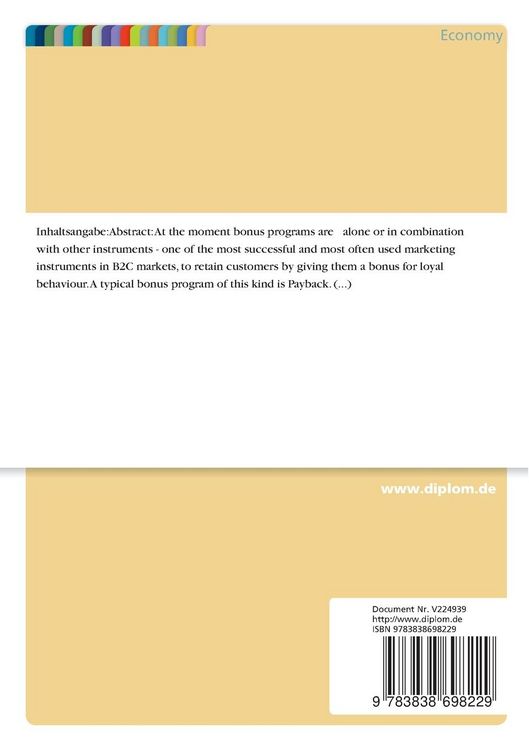 Produktbild: Reward Management as a Part of Bonus Programs in B2C Markets