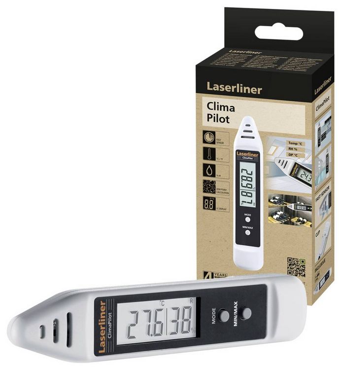 Produktbild: Laserliner ClimaPilot Luftfeuchtigkeits- und Temperaturdatenlogger