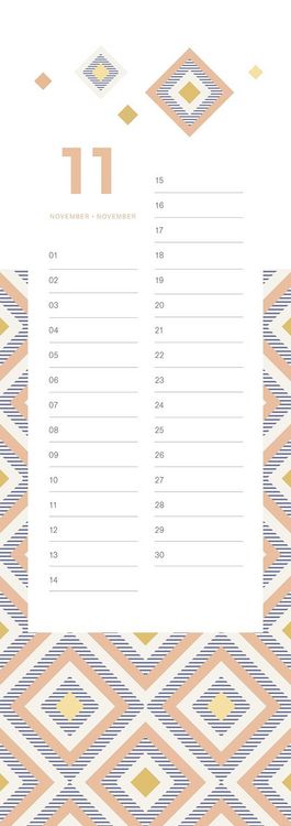 Produktbild: Geburtstagskalender Patterns
