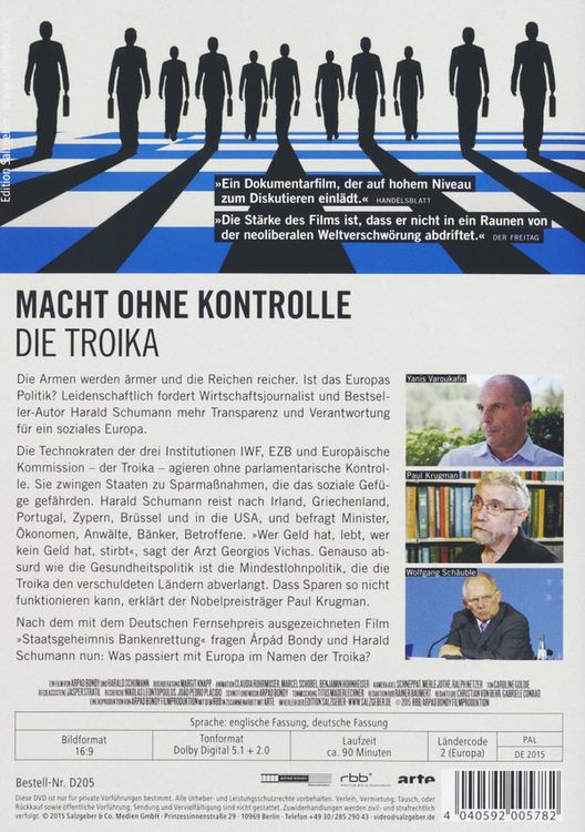 Produktbild: Macht ohne Kontrolle - Die Troika