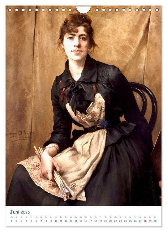 Produktbild: Ber&uuml;hmte Malerinnen (Wandkalender 2026 DIN A4 hoch), CALVENDO Monatskalender