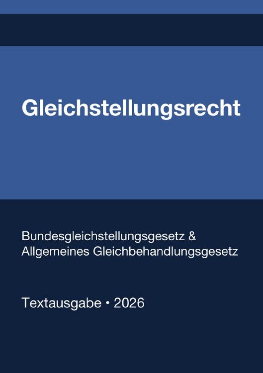 Produktbild: Gleichstellungsrecht 2026