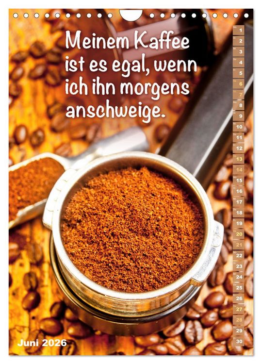Produktbild: Kaffeestunde: Die Welt der Baristas (Wandkalender 2026 DIN A4 hoch), CALVENDO Monatskalender