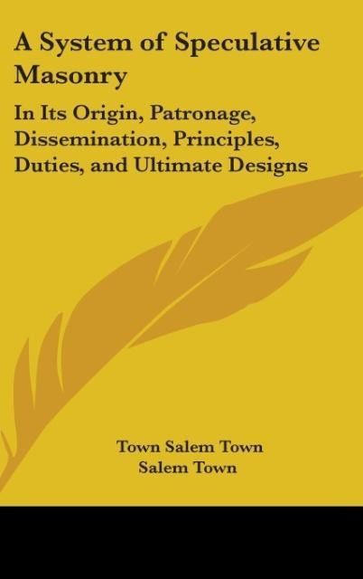Produktbild: Salem Town: System Of Speculative Masonry