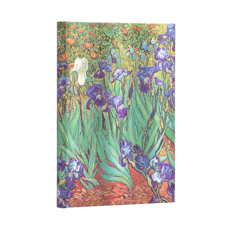 Produktbild: Hardcover Notizbuch Van Goghs Schwertlilien, Midi, Unliniert