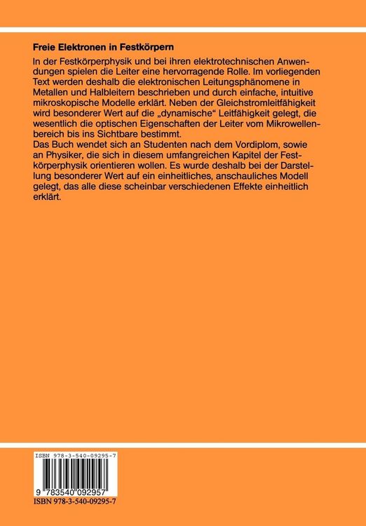 Produktbild: Freie Elektronen in Festk&ouml;rpern