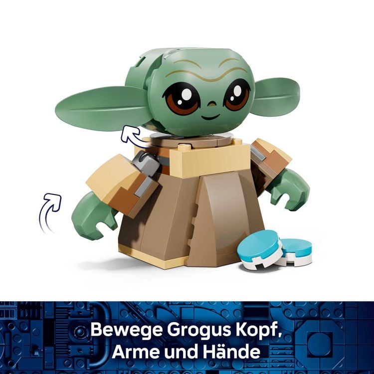 Produktbild: LEGO Star Wars 75443 Grogus Zuhause, Spielzeug f&uuml;r Kinder ab 4 Jahre