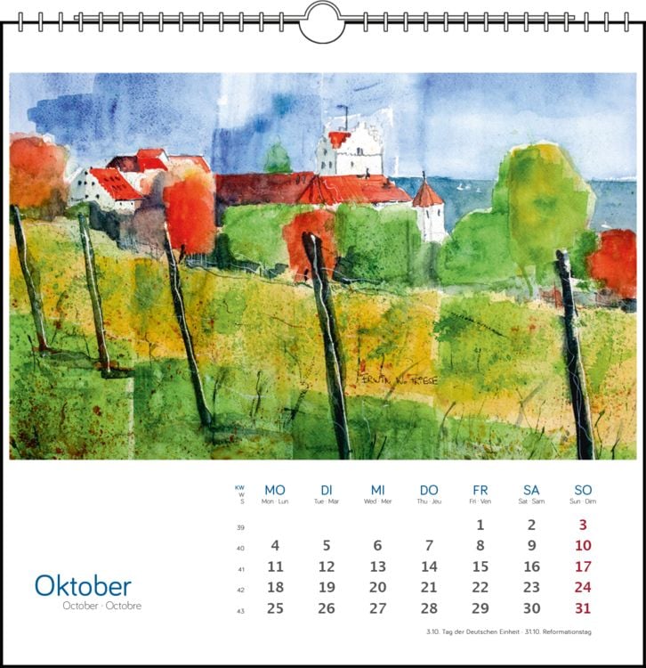 Produktbild: Bodensee Aquarell 2027