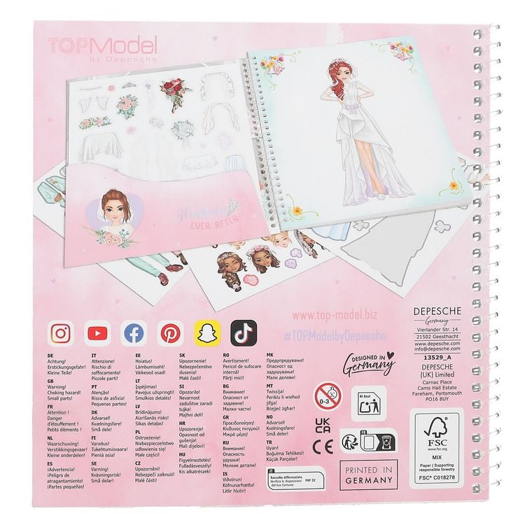 Produktbild: TOPModel Dress Me Up Stickerbuch Wedding