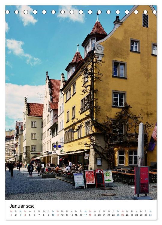 Produktbild: Lindau - Inselstadt am Bodensee (Tischkalender 2026 DIN A5 hoch), CALVENDO Monatskalender