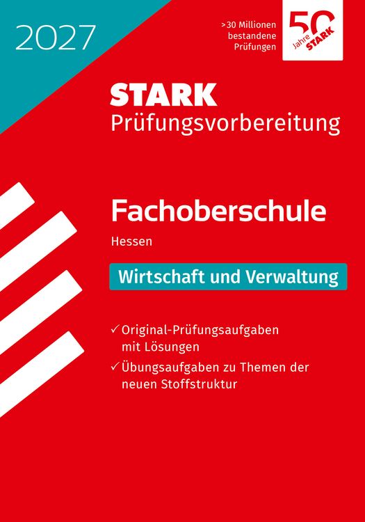 Produktbild: STARK Wirtschaft und Verwaltung - Abschlusspr&uuml;fung FOS 2027 Hessen - Pr&uuml;fungsvorbereitung