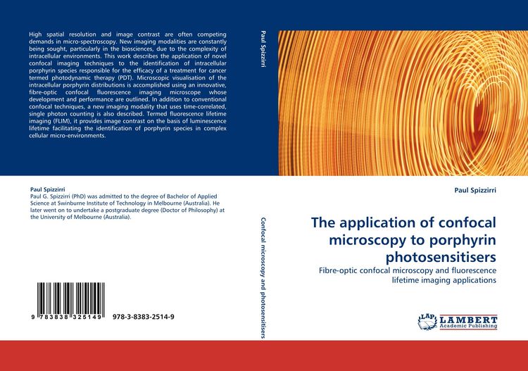 Produktbild: The application of confocal microscopy to porphyrin photosensitisers