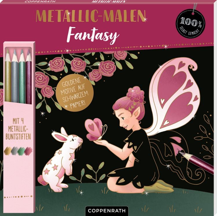 Produktbild: Metallic-Malen Fantasy (m. Metallic-Buntstiften) - 100% s.g.