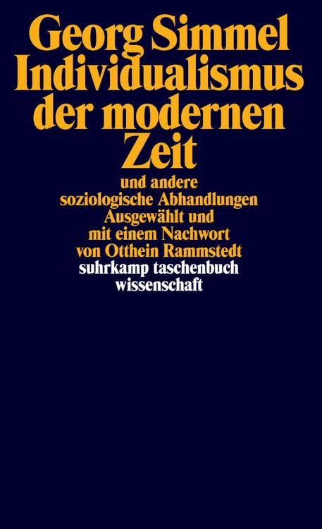 Produktbild: Individualismus der modernen Zeit