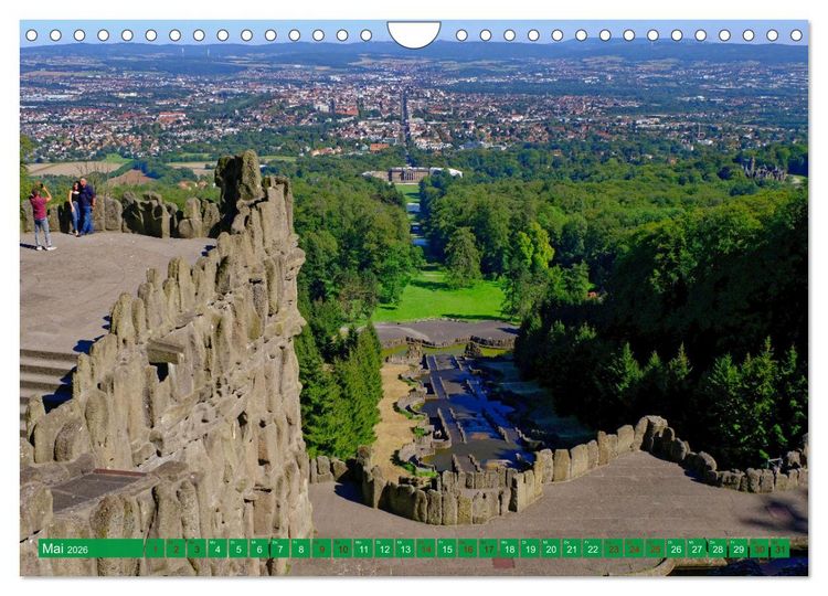 Produktbild: Bad Wilhelmsh&ouml;he Bergpark und Wasserspiele (Wandkalender 2026 DIN A4 quer), CALVENDO Monatskalender
