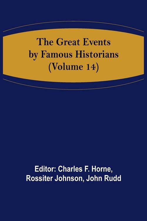 Produktbild: The Great Events by Famous Historians (Volume 14)