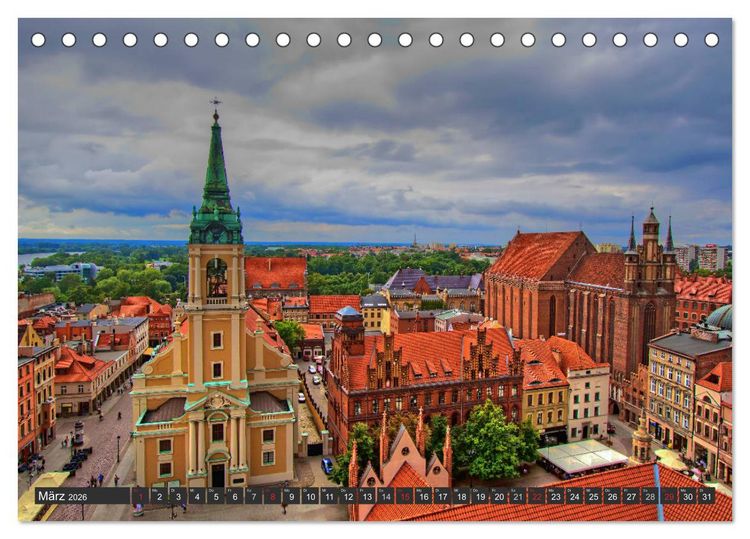 Produktbild: Von Stettin nach Danzig (Tischkalender 2026 DIN A5 quer), CALVENDO Monatskalender