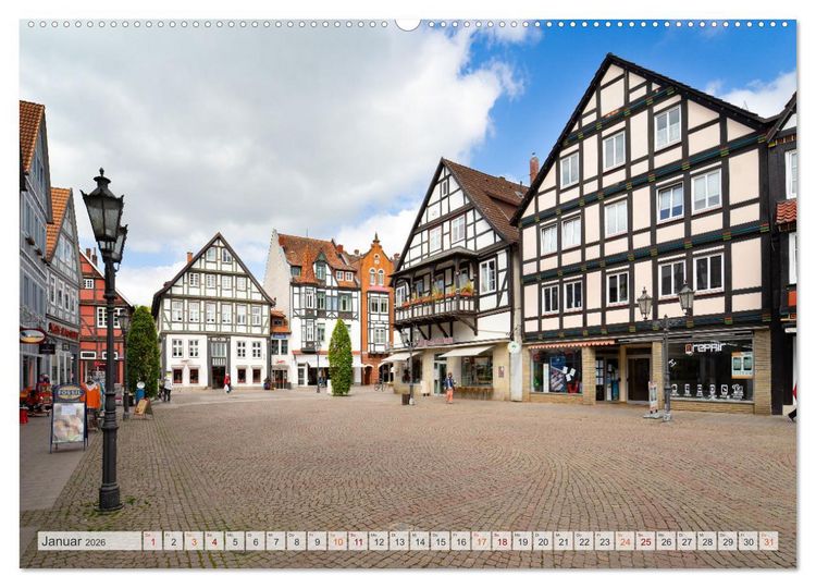 Produktbild: Rinteln Impressionen (hochwertiger Premium Wandkalender 2026 DIN A2 quer), Kunstdruck in Hochglanz