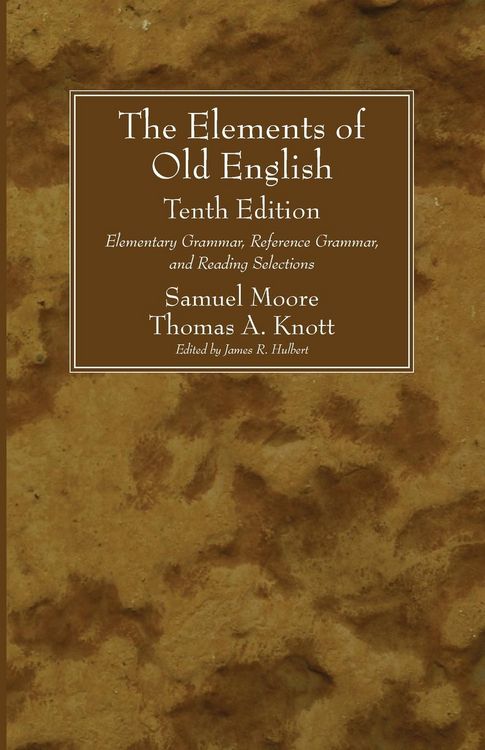 Produktbild: The Elements of Old English, Tenth Edition