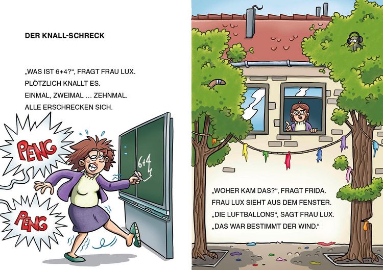 Produktbild: Lesel&ouml;wen 1. Klasse - Ein Gespenst auf dem Schulhof (Gro&szlig;buchstabenausgabe)