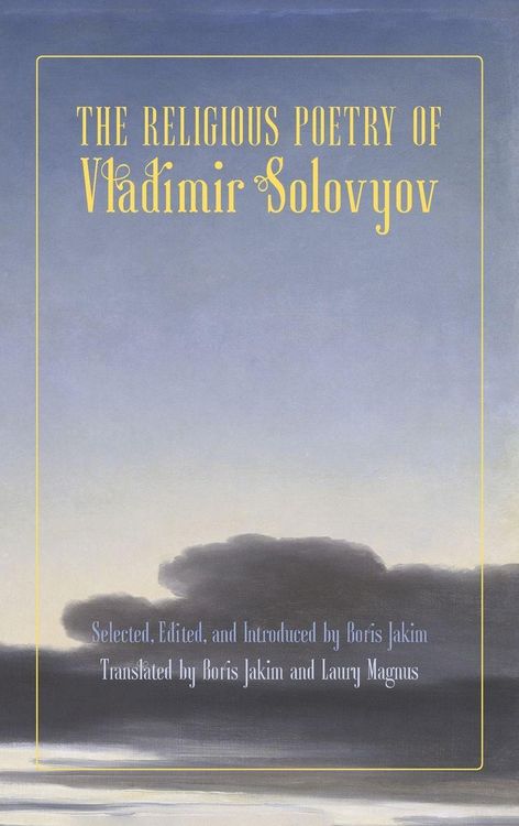 Produktbild: The Religious Poetry of Vladimir Solovyov