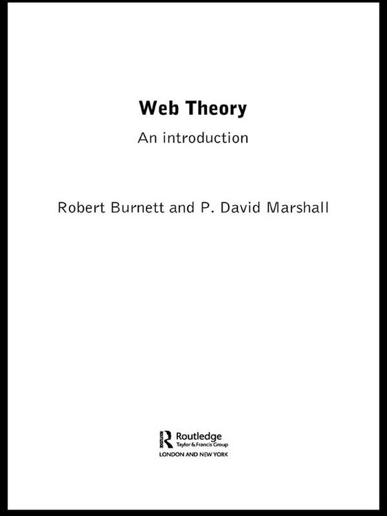 Produktbild: Web Theory