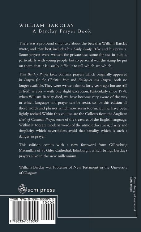 Produktbild: A Barclay Prayer Book
