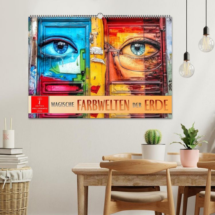 Produktbild: Magische Farbwelten der Erde (Wandkalender 2026 DIN A2 quer), CALVENDO Monatskalender