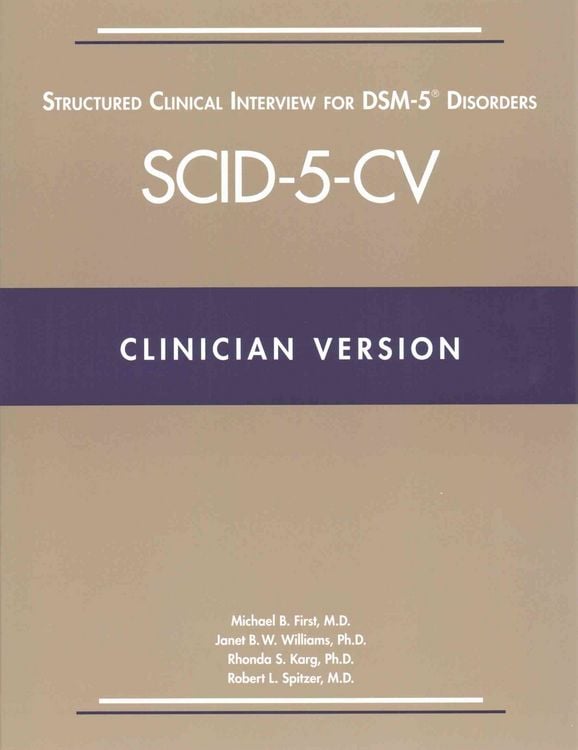 Produktbild: Structured Clinical Interview for DSM-5&reg; Disorders-Clinician Version (SCID-5-CV)