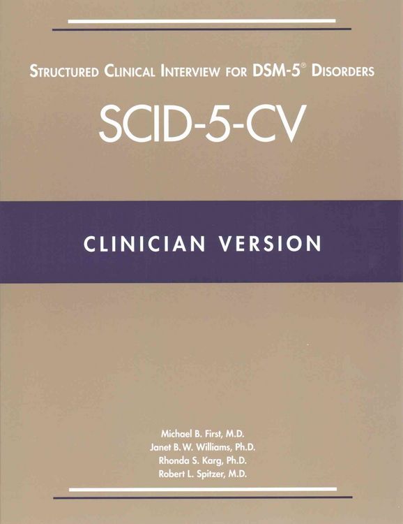 Produktbild: Structured Clinical Interview for Dsm-5(r) Disorders--Clinician Version (Scid-5-CV)