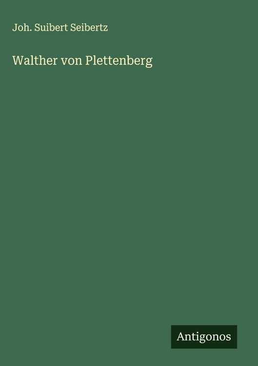 Produktbild: Walther von Plettenberg