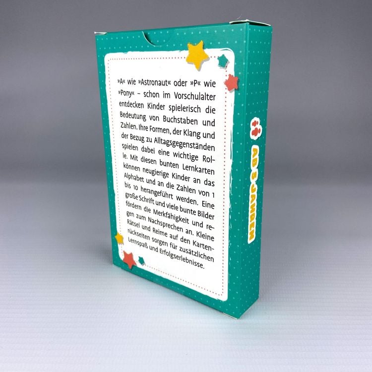 Produktbild: Meine ersten bunten Lernkarten &ndash; Buchstaben und Zahlen