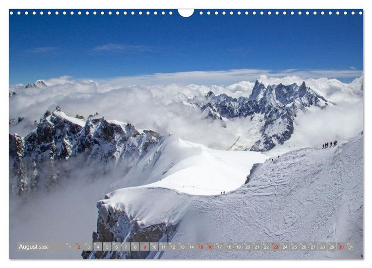 Produktbild: Mont Blanc - Krone der Alpen (Wandkalender 2026 DIN A3 quer), CALVENDO Monatskalender