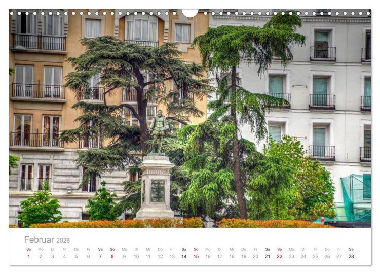 Produktbild: Madrid eine Stadt zum Verlieben (Wandkalender 2026 DIN A3 quer), CALVENDO Monatskalender