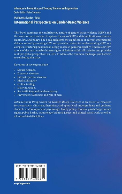 Produktbild: International Perspectives on Gender-Based Violence
