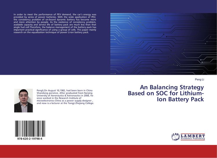 Produktbild: An Balancing Strategy Based on SOC for Lithium-Ion Battery Pack