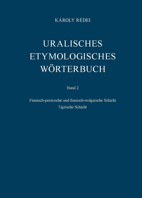 Produktbild: Uralisches etymologisches W&ouml;rterbuch